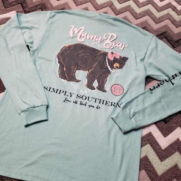 Simply Southern Tops - Mama Bear Simply Southern Long Sleeve Size Medium